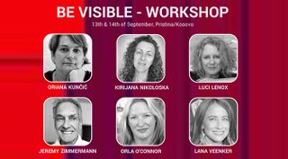 Image for "Be Visible" workshop for actors in Pristina